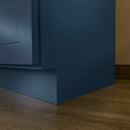 48 Inch Navy Blue Shaker Single Sink Bathroom Vanity with Drawers