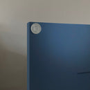 30 Inch Navy Blue Shaker Single Sink Bathroom Vanity with Drawers on the Right