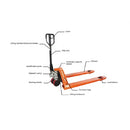 NobleLift Standard Duty Pallet Jack 5500 lbs Capacity 27''x48'' Forks - PH000084