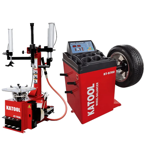 Katool 2.5 HP Tire Changer Wheel Changers Combo Wheel Balancer (T830+B700) - T830+B700