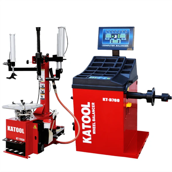 Katool 2.5 HP Tire Changer Wheel Changers Combo Wheel Balancer (T830+B760) - T830+B760