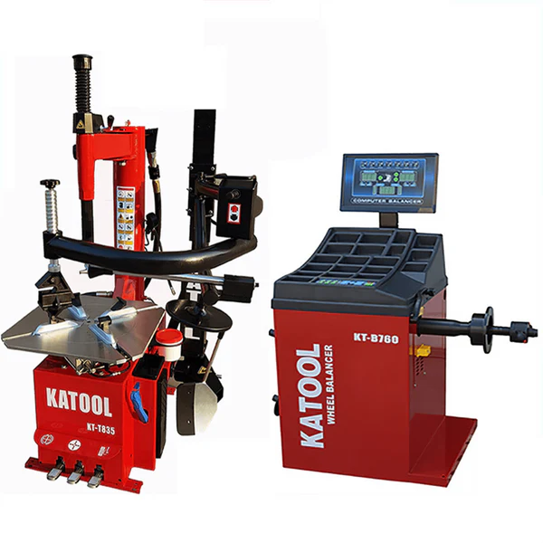 Katool 2.5 HP Tire Changer Wheel Changers Combo Wheel Balancer (T835+B760) - T835+B760