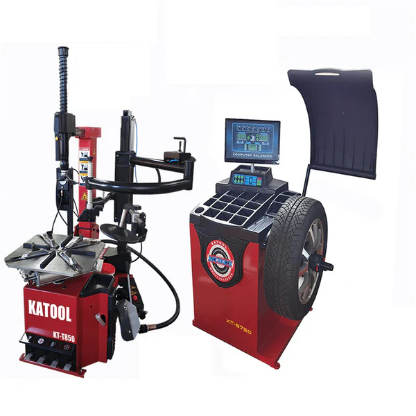 Katool 2.5 HP Tire Changer Wheel Changers Combo Wheel Balancer (T850+B750) - T850+B750