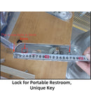 Lock for Portable Restroom, Unique Key - Serenity Provision