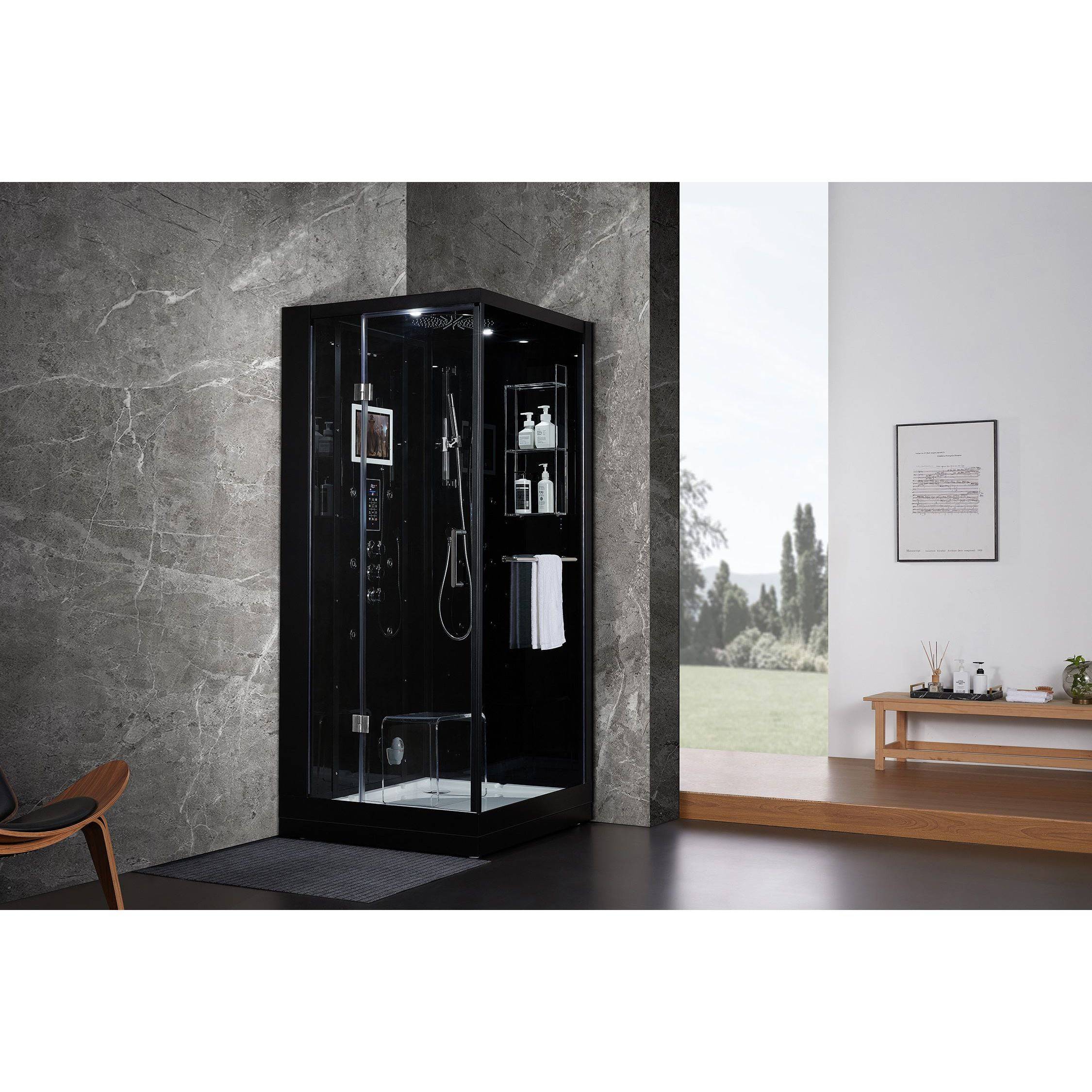 Maya Bath Arezzo Steam Shower w/ TV - Serenity Provision