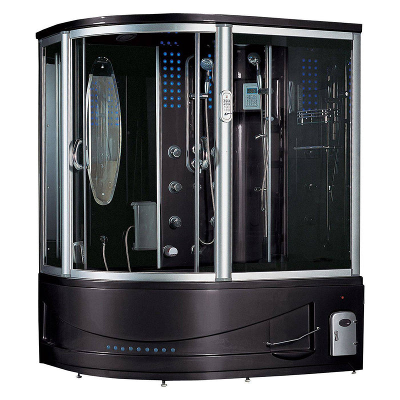 Maya Bath Siena 2-Person Steam Shower & Tub Combo w/ TV - Serenity Provision