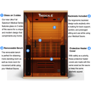 Medical Saunas 6 Ultra Full Spectrum Infrared Sauna with Red Light Therapy (2 Person) - Serenity Provision