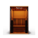 Medical Saunas 6 Ultra Full Spectrum Infrared Sauna with Red Light Therapy (2 Person) - Serenity Provision