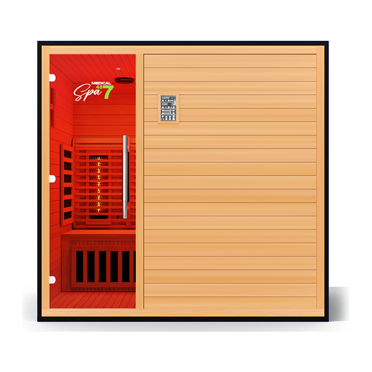 Medical Saunas Commercial Spa 487 with Red Light Therapy (3 Person) - Serenity Provision