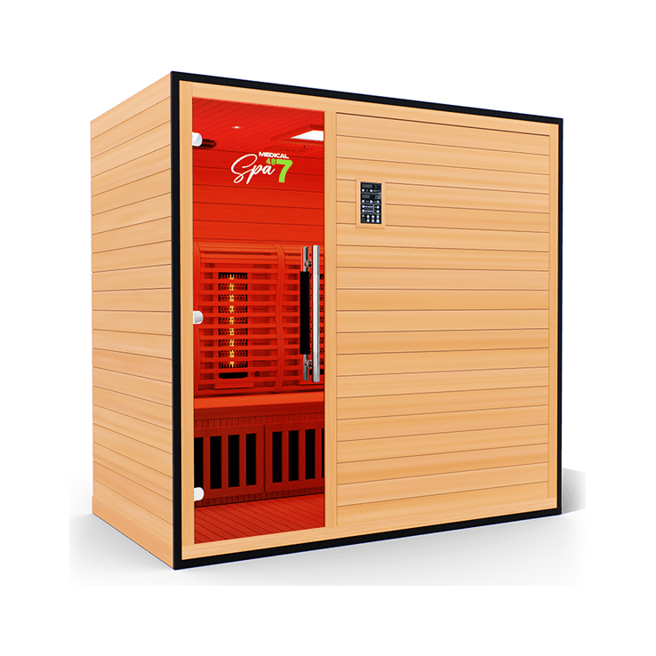 Medical Saunas Commercial Spa 487 with Red Light Therapy (3 Person) - Serenity Provision