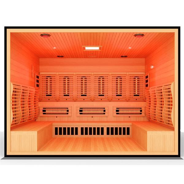 Medical Saunas Commercial Spa 488 with Red Light Therapy (5 Person) - Serenity Provision