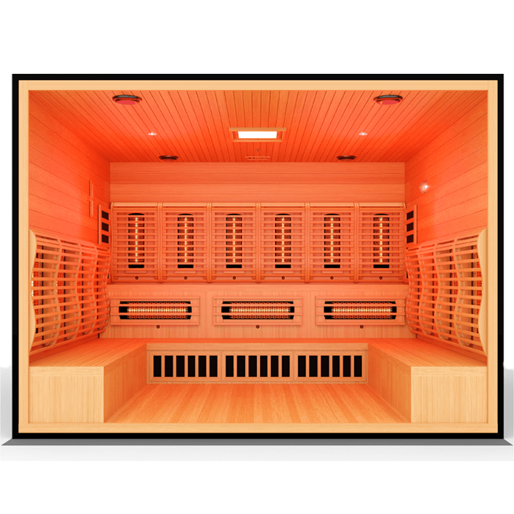 Medical Saunas Commercial Spa 488 with Red Light Therapy (5 Person) - Serenity Provision