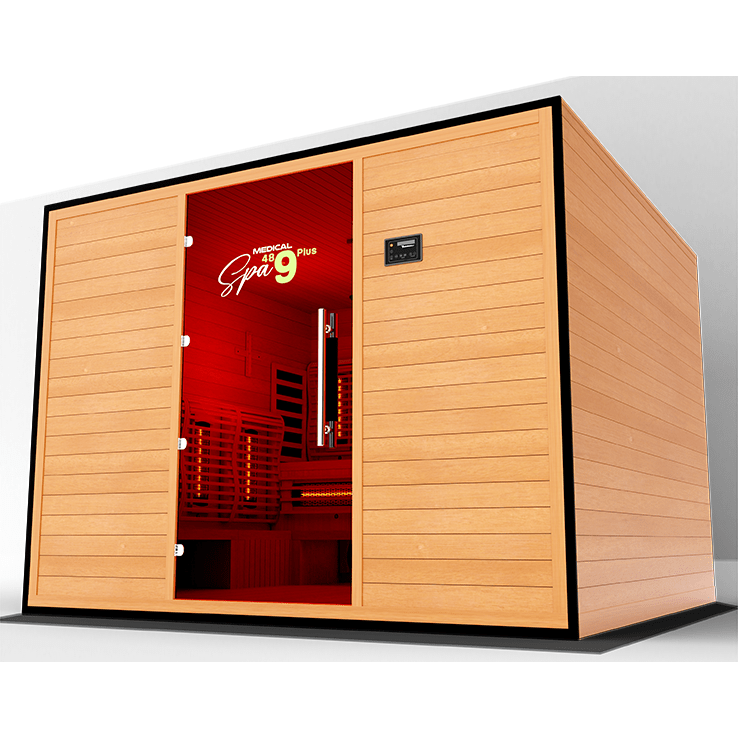 Medical Saunas Commercial Spa 488 with Red Light Therapy (5 Person) - Serenity Provision
