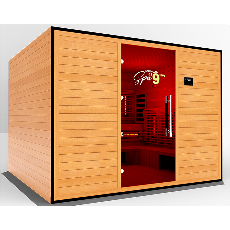 Medical Saunas Commercial Spa 489 with Red Light Therapy (9 Person) - Serenity Provision