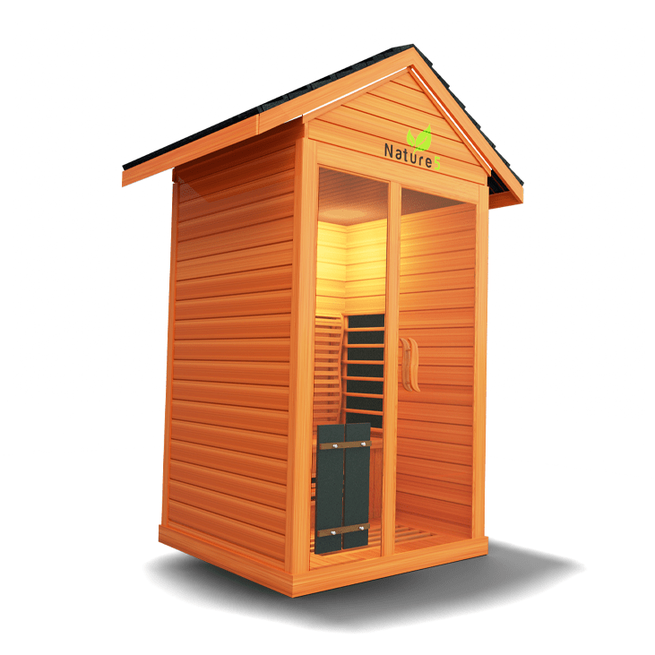 Medical Saunas Nature 5 Infrared Outdoor Sauna (2 Person) - Serenity Provision