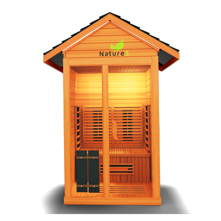 Medical Saunas Nature 5 Infrared Outdoor Sauna (2 Person) - Serenity Provision