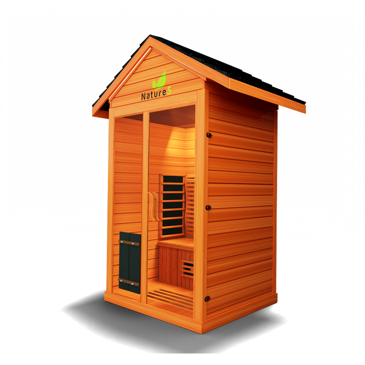 Medical Saunas Nature 5 Infrared Outdoor Sauna (2 Person) - Serenity Provision