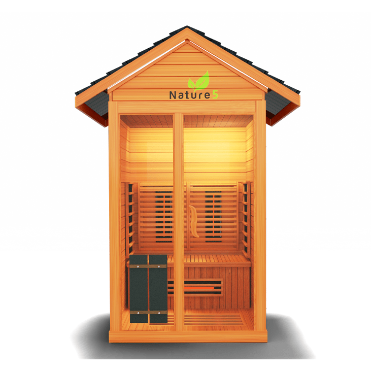 Medical Saunas Nature 5 Infrared Outdoor Sauna (2 Person) - Serenity Provision