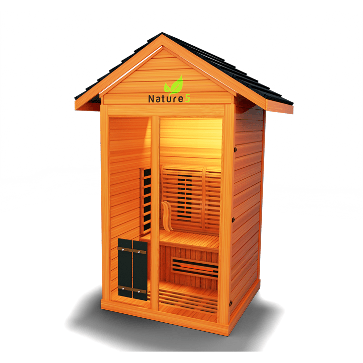 Medical Saunas Nature 5 Infrared Outdoor Sauna (2 Person) - Serenity Provision