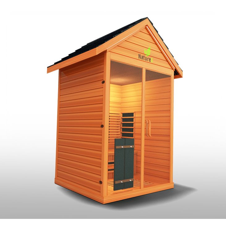 Medical Saunas Nature 6 Infrared Outdoor Sauna (3 Person) - Serenity Provision