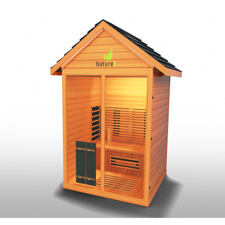 Medical Saunas Nature 6 Infrared Outdoor Sauna (3 Person) - Serenity Provision