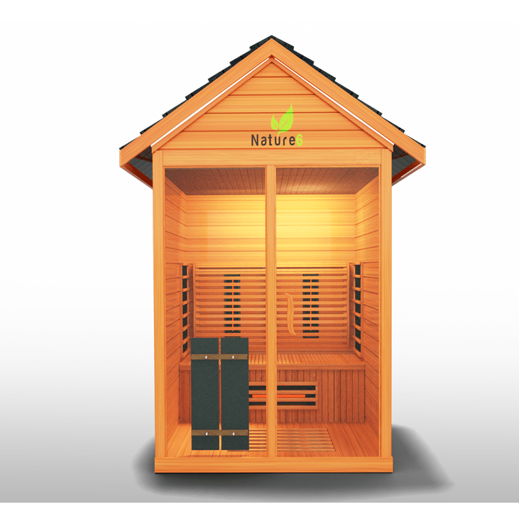 Medical Saunas Nature 6 Infrared Outdoor Sauna (3 Person) - Serenity Provision