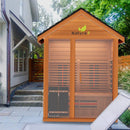 Medical Saunas Nature 7 Hybrid Outdoor Sauna (4 Person) - Serenity Provision