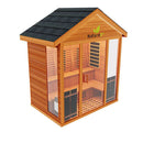 Medical Saunas Nature 8 Plus Hybrid Outdoor Sauna (6 Person) - Serenity Provision