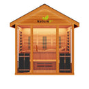 Medical Saunas Nature 9 Plus Hybrid Outdoor Sauna (6 Person) - Serenity Provision