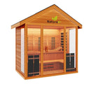 Medical Saunas Nature 9 Plus Hybrid Outdoor Sauna (6 Person) - Serenity Provision