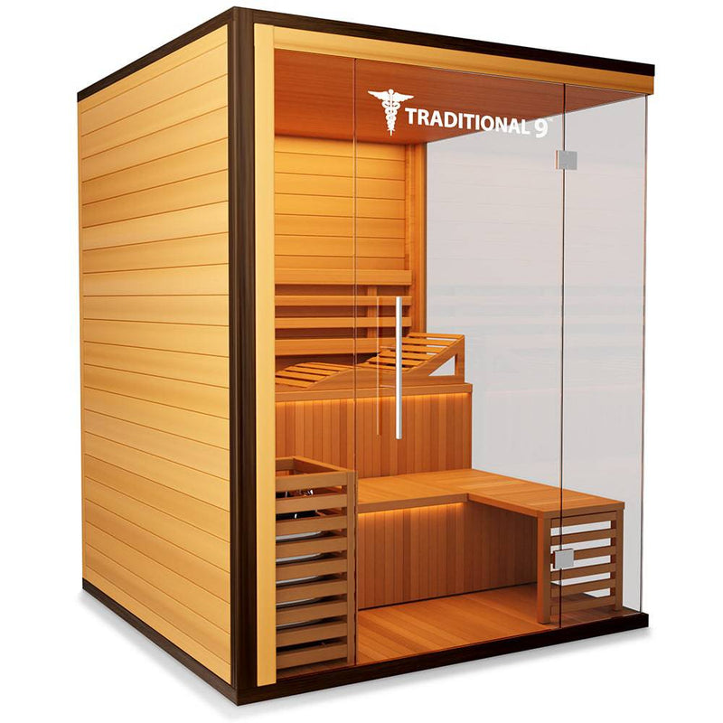 Medical Saunas Traditional 9 Plus Steam Sauna (6 Person) - Serenity Provision