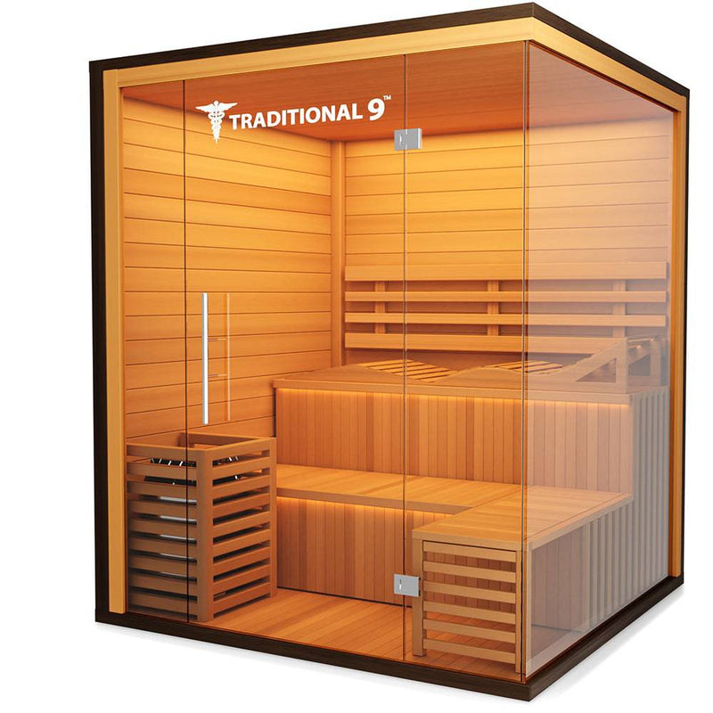 Medical Saunas Traditional 9 Plus Steam Sauna (6 Person) - Serenity Provision