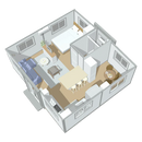 Bastone Expandable Prefab Home 19ft x 20ft - PM000119 - Serenity Provision