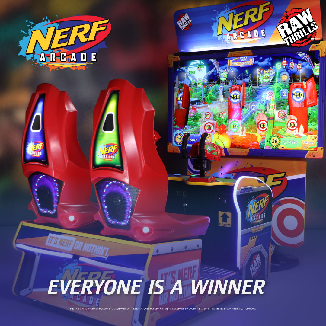 Raw Thrills NERF Arcade Game