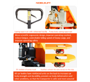 NobleLift Standard Duty Pallet Jack 5500 lbs Capacity 27''x48'' Forks - Serenity Provision
