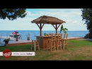 Dundalk Leisurecraft New Tropical Paradise Tiki Bar CT4896