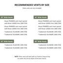 Unfinished Wood Range Hood With Reclaimed Wood Band, Tapered Front and Decorative Trim - 30", 36", 42", 48", 54" and 60" Widths Available