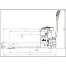 HANGCHA Full Electric Pallet Jack 3,000lbs Capacity - PH000086