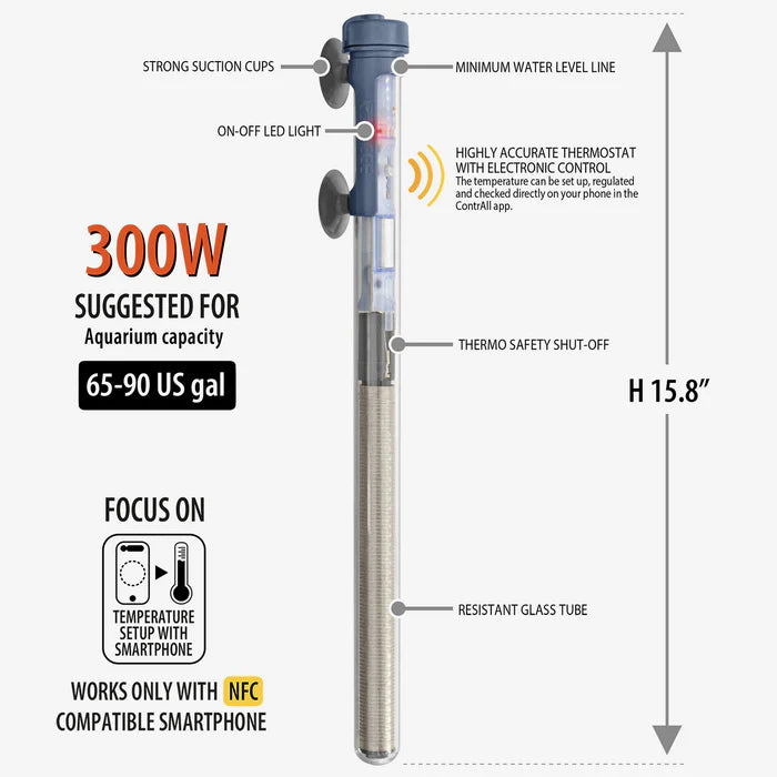 SCUBA ContactLess Submersible Heater 300 Watts - Y5045 - Serenity Provision