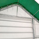 W40'xL80'xH21' Double Truss Storage Shelter, 8' Truss Spacing - Serenity Provision
