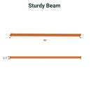 Teardrop Pallet Rack Add On, 96"W x 42"D x 192"H, 5000 lbs Shelf Cap - Serenity Provision