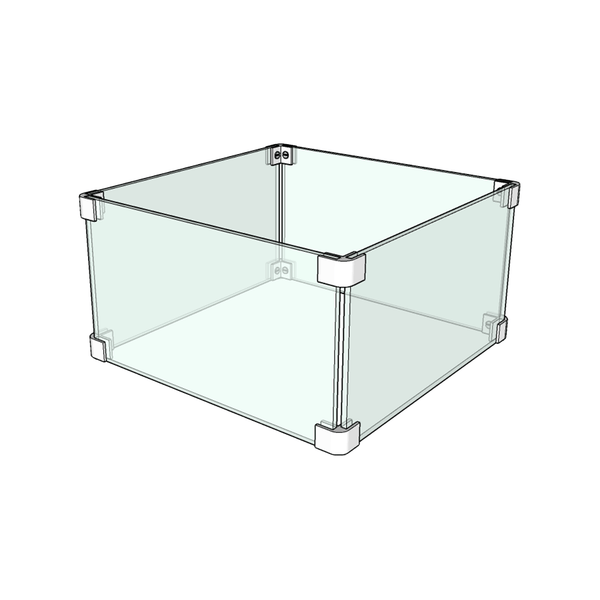 The Outdoor Plus Glass Wind Guards OPT-WG-XXXX - Serenity Provision