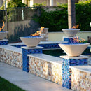 The Outdoor Plus Cazo Fire Bowl GFRC Concrete OPT-XXRFO - Serenity Provision