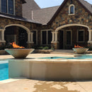 The Outdoor Plus Cazo Fire Bowl GFRC Concrete OPT-XXRFO - Serenity Provision