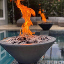 The Outdoor Plus Cazo Fire Bowl GFRC Concrete OPT-XXRFO - Serenity Provision