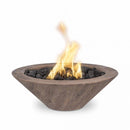 The Outdoor Plus Cazo Fire Bowl GFRC Concrete Woodgrain OPT-XXRWGFO - Serenity Provision