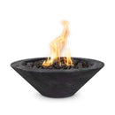 The Outdoor Plus Cazo Fire Bowl GFRC Concrete Woodgrain OPT-XXRWGFO - Serenity Provision