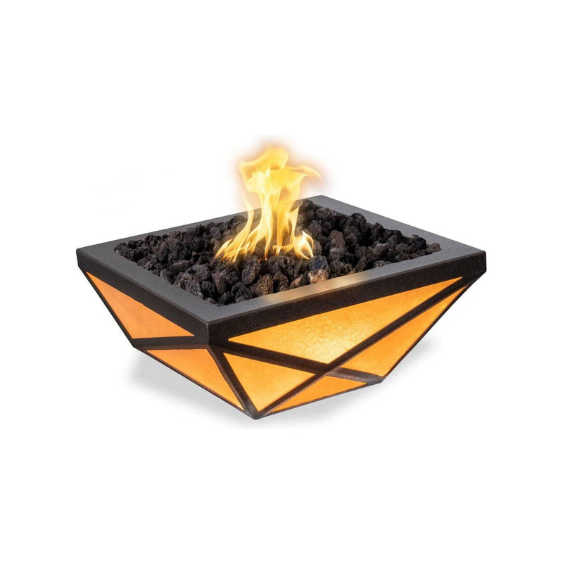 The Outdoor Plus Gladiator LED Fire Bowl Aluminum Powder Coat OPT-GLDPCLEDXX - Serenity Provision