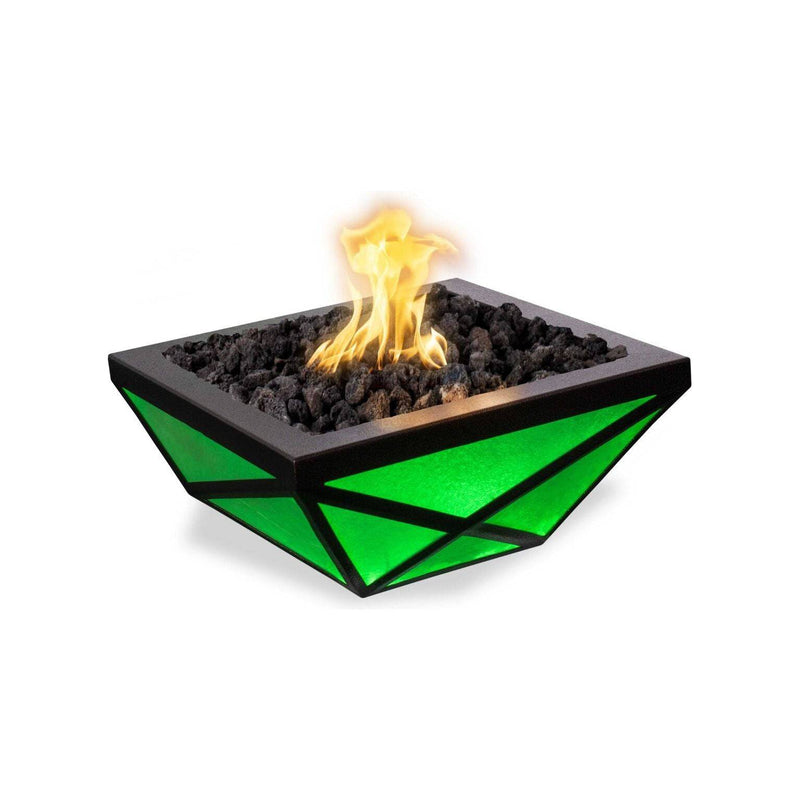 The Outdoor Plus Gladiator LED Fire Bowl Aluminum Powder Coat OPT-GLDPCLEDXX - Serenity Provision