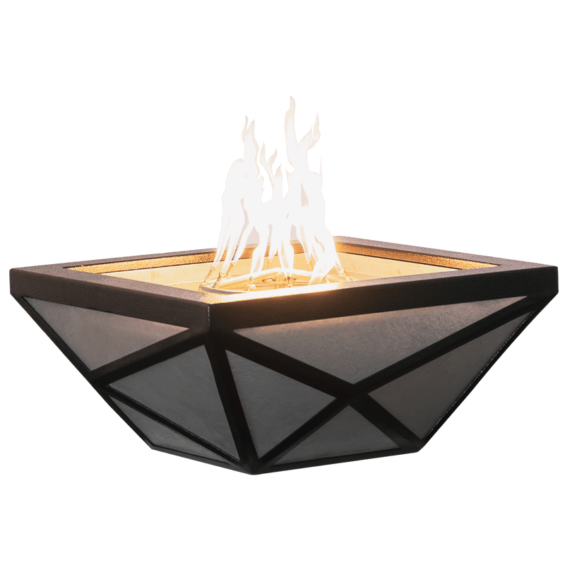 The Outdoor Plus Gladiator LED Fire Bowl Aluminum Powder Coat OPT-GLDPCLEDXX - Serenity Provision